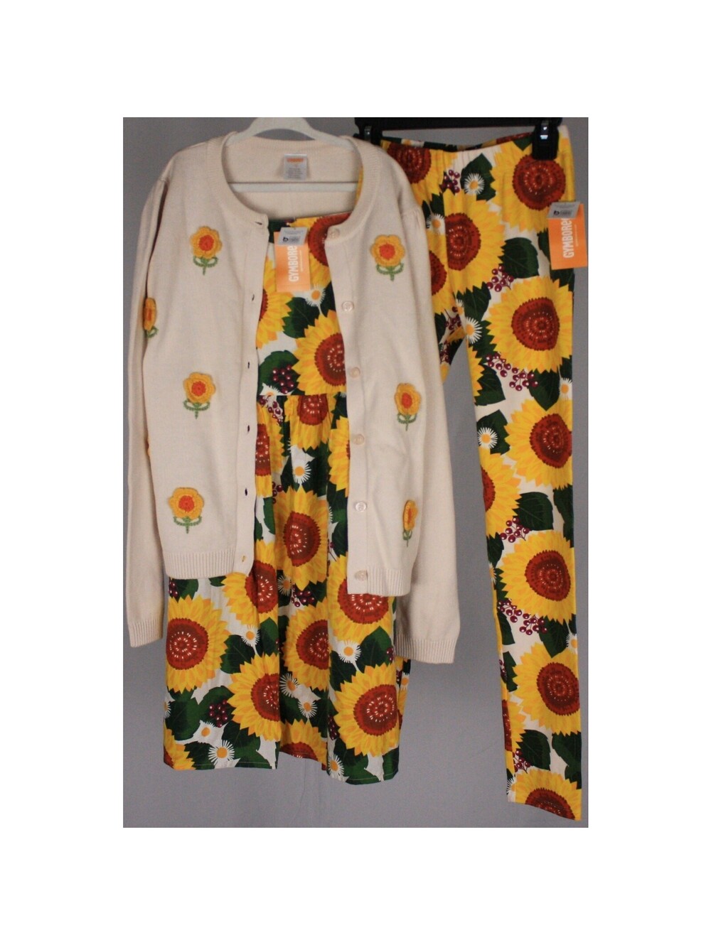 🌻 Gymboree Sunflower Matching Set – Size 12 – NWT Pieces 🌻